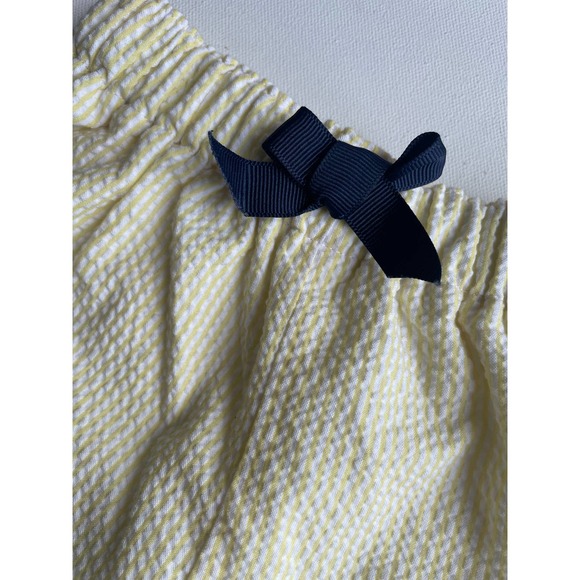 Kids Handmade Yellow Striped and Navy Blue Shorts - photos for sizing - Picture 5 of 9